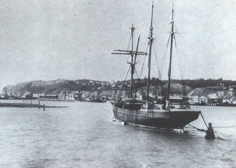 Napier Harbour, New Zealand, looking towards Ahuriri, 1881